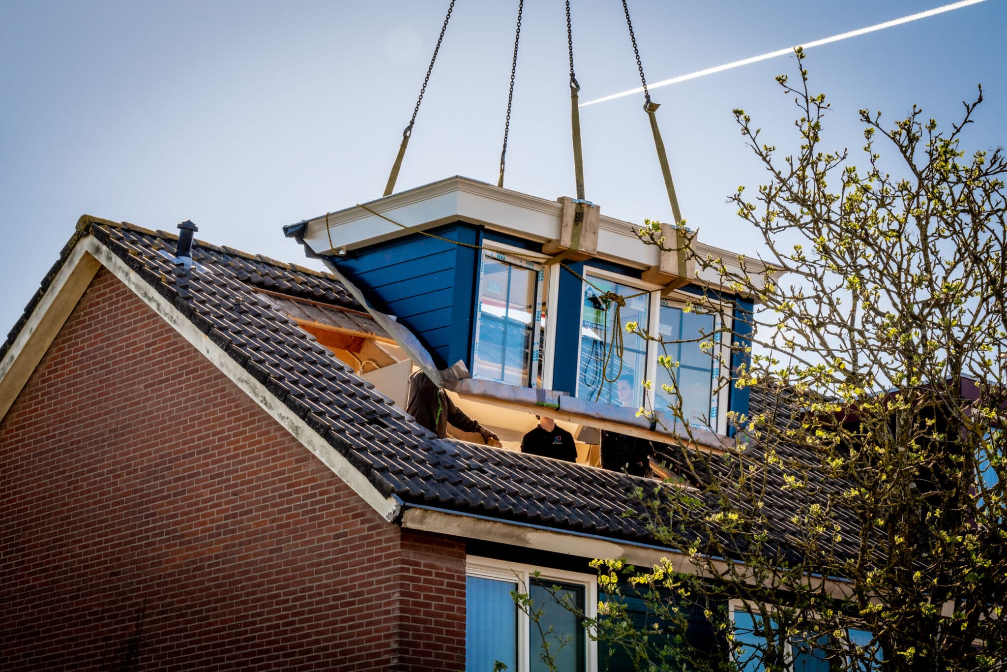 Plaatsen dakkapel op zolder